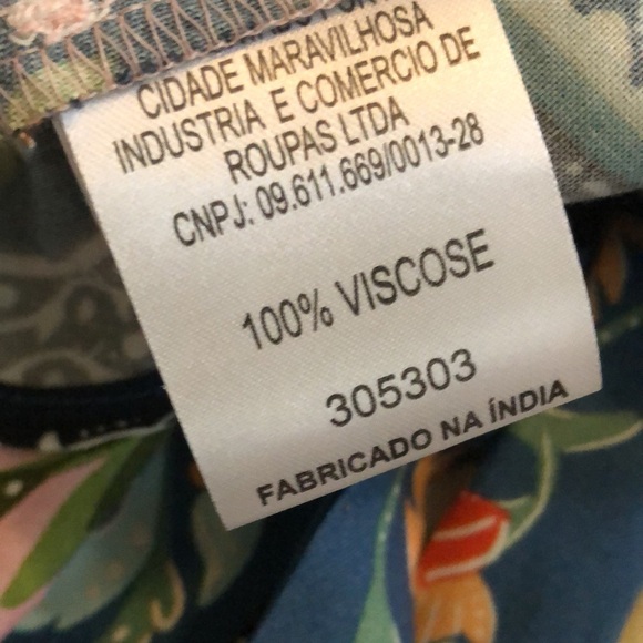 NWOT Farm Rio Arara Floral kimono - Picture 5 of 7